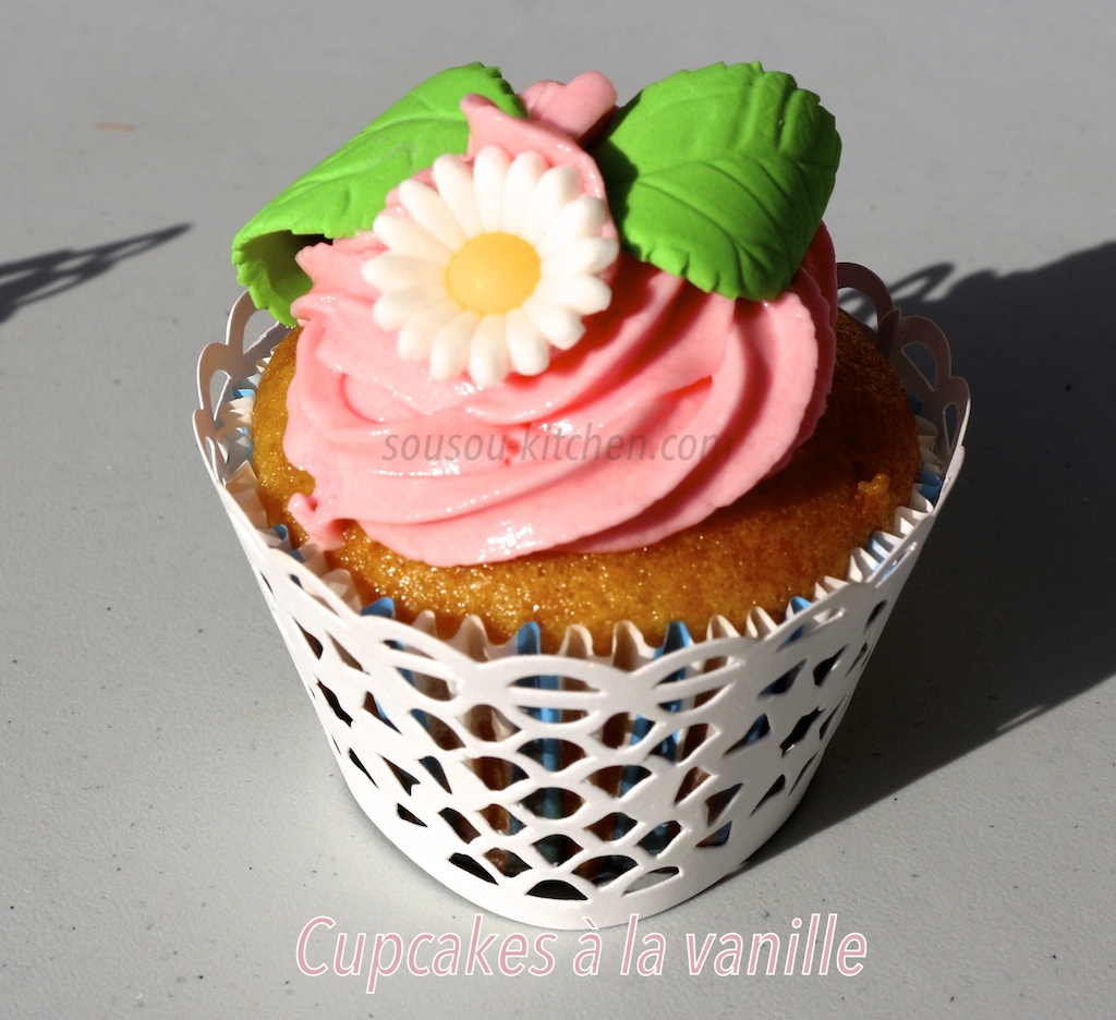 Cupcakes a la vanille.