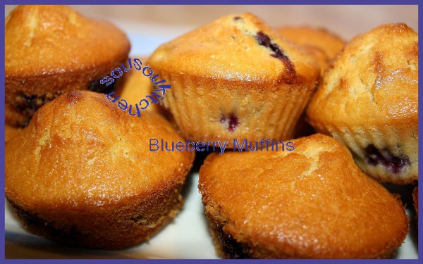 Muffins aux Myrtilles – Cupcakes