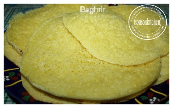 Baghrir بغرير Crepes marocaines – Recette 2