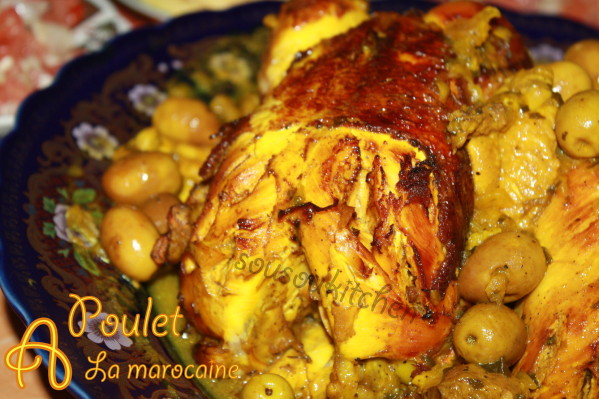 Poulet à la marocaine -Recette marocaine