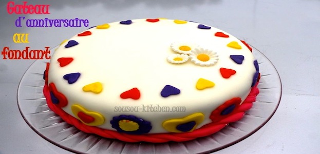 Gateau D Anniversaire Au Fondant Patissier