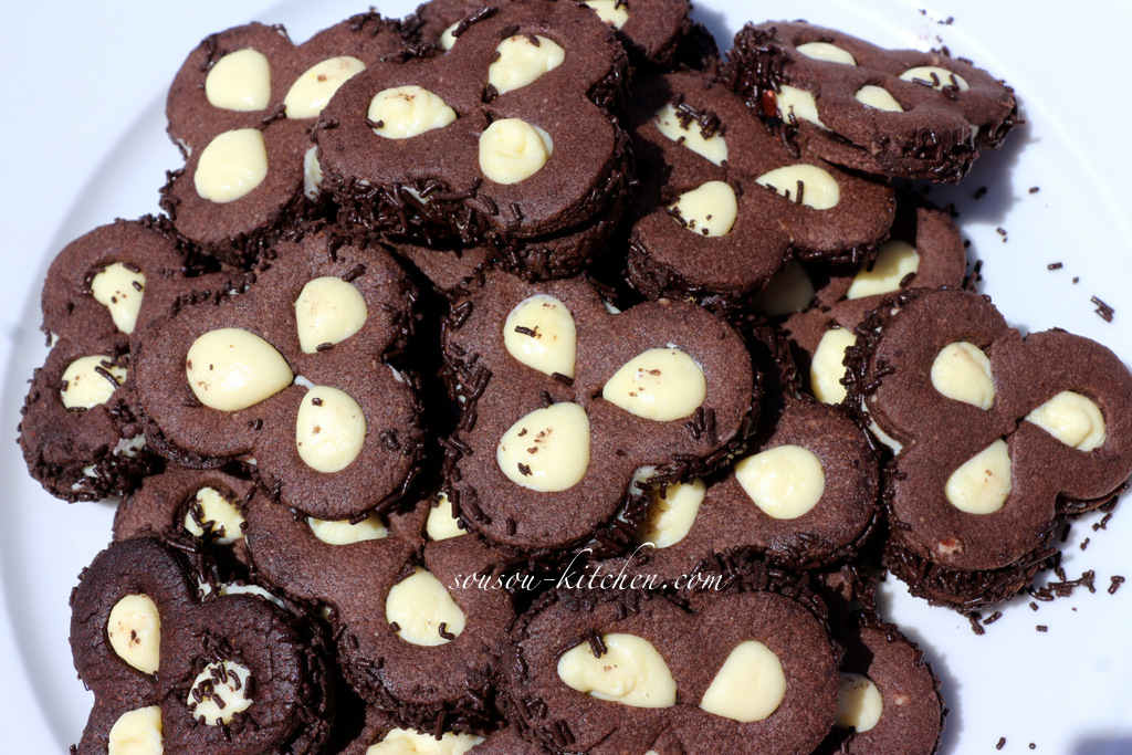 Sables Au Chocolat Blanc Gateaux Marocains Del Eid Sousoukitchen